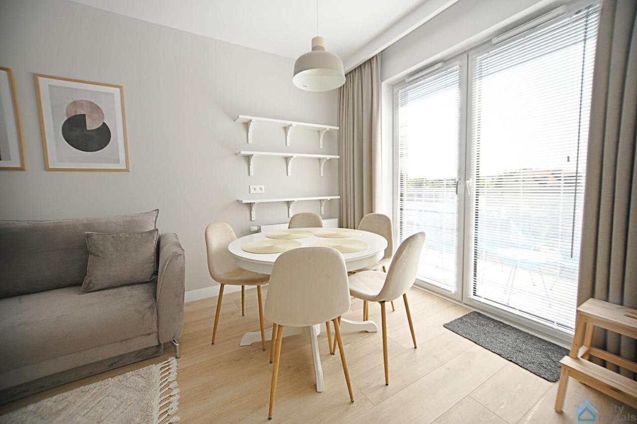 Beige 3City Apartment With Parking In Gdansk By Noclegi Renters 外观 照片
