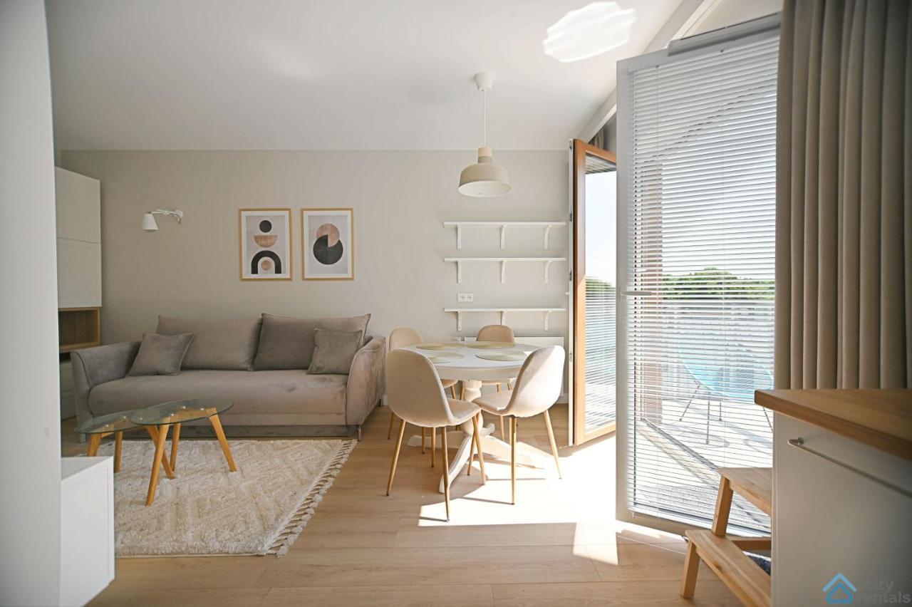Beige 3City Apartment With Parking In Gdansk By Noclegi Renters 外观 照片