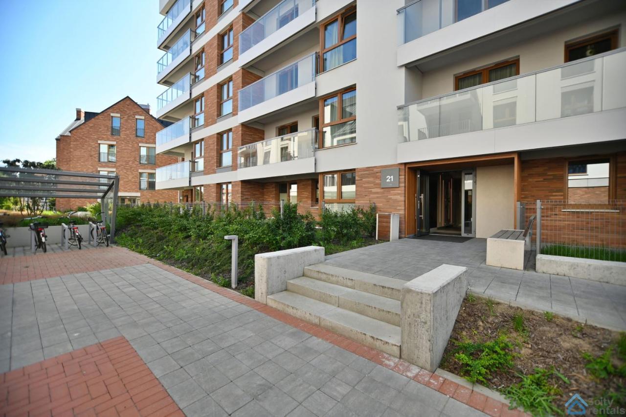Beige 3City Apartment With Parking In Gdansk By Noclegi Renters 外观 照片